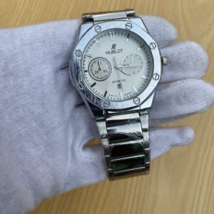 Hublot Classic Silver Quartz Men's Watch