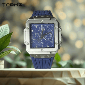 Hublet – Premium Blue Square Dial Men's Watch